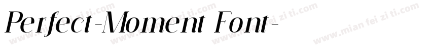 Perfect-Moment Font字体转换